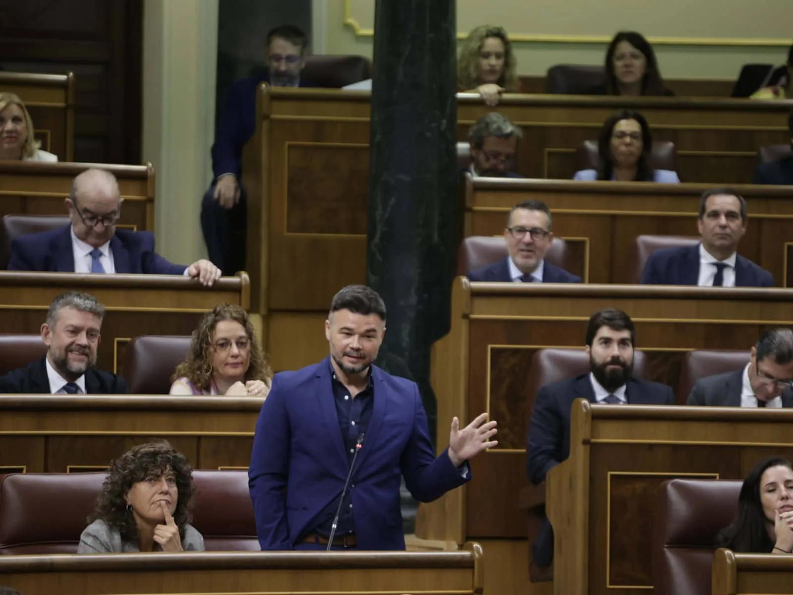 Gabriel Rufián en el Congreso. / Foto: Congreso de los Diputados